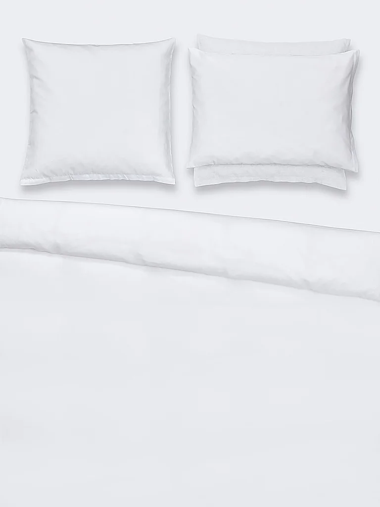 CHRISTIAN FISCHBACHER Funda de almohada de satén 40x60cm Uni Blanco blanco